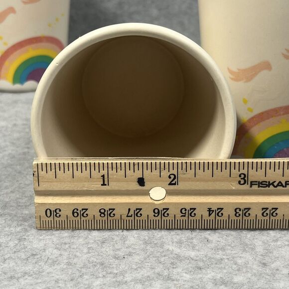 Pillowfort Kid Cups Melamine Set Of 4 Unicorn Rainbow Space Target 8 oz Camping - Picture 15 of 16